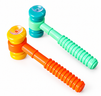 4-Color Suction Cup Hammer – Interactive Educational Toy for Kids
