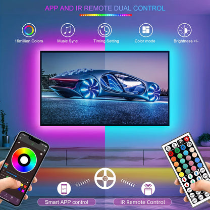 RGB LED Strip Lights with App/Remote Control