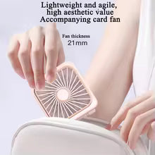3-in-1 Foldable Handheld Fan with Power Bank