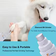 Electric Pet Nail Grinder with LED Light